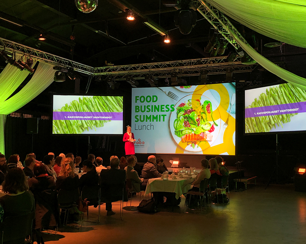 Luova tehdas, referenssi, Food Business Summit 2019, Rytmikorjaamo