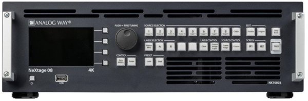 Analogway NXT0802 front panel